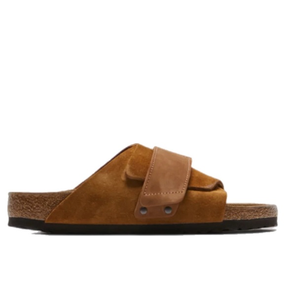 Birkenstock Kyoto Nubuck Suede Slide Sandal - Picture 5 of 10